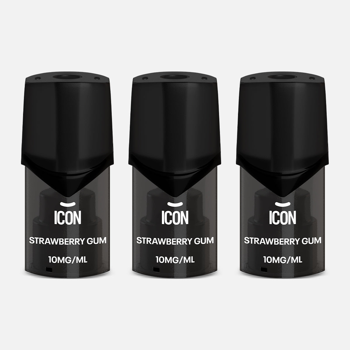 Icon Vape Strawberry Gum Pods 10mg (Pack of 3)